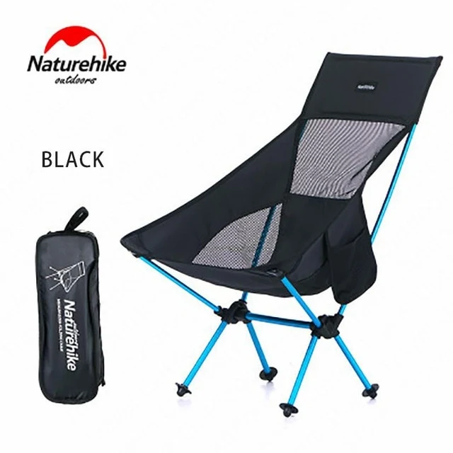 Naturehike Camping Hiking Tool Foldable Chair Ultra-Light Portable Camping Chairs Backrest Fishing Chair Picnic Beach Sketch