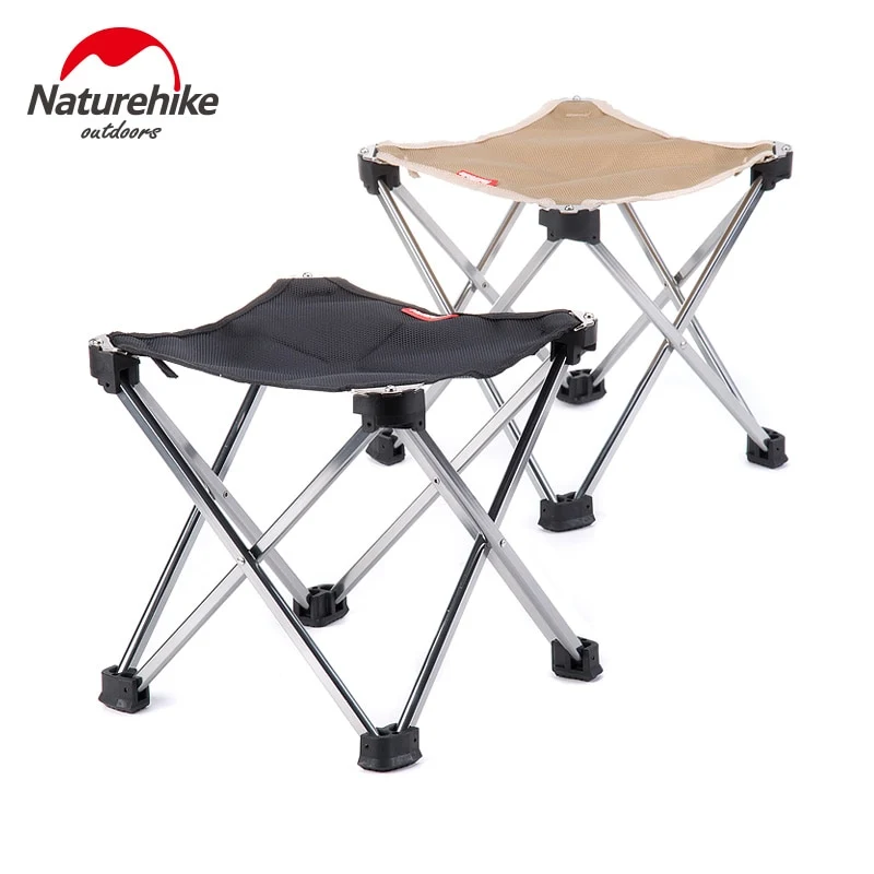Naturehike protable Stool Folding Barbecue Chair Ultralight folding Chairs Camping Hiking outdoor backrest folding chair