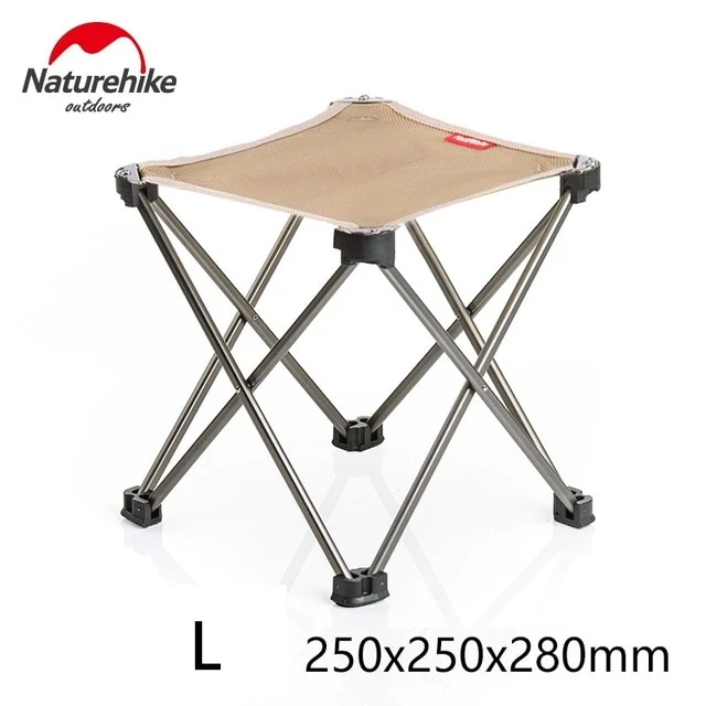 Naturehike protable Stool Folding Barbecue Chair Ultralight folding Chairs Camping Hiking outdoor backrest folding chair