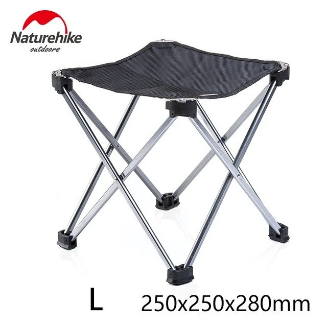 Naturehike protable Stool Folding Barbecue Chair Ultralight folding Chairs Camping Hiking outdoor backrest folding chair
