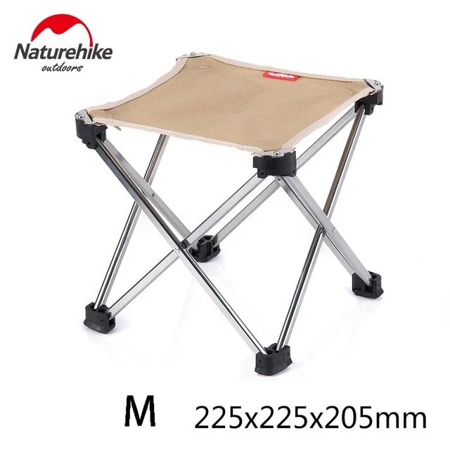 Naturehike protable Stool Folding Barbecue Chair Ultralight folding Chairs Camping Hiking outdoor backrest folding chair