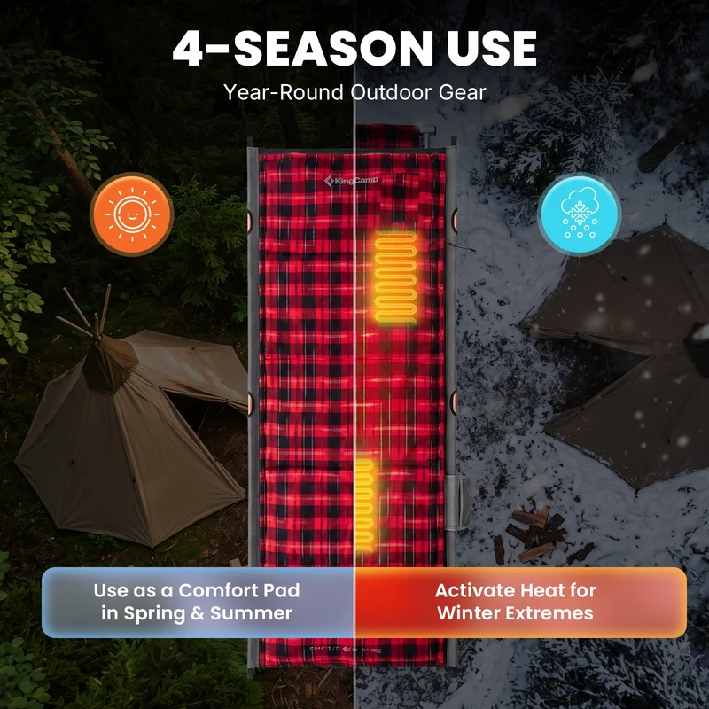 CAMPCOZY Heated Camping Pad