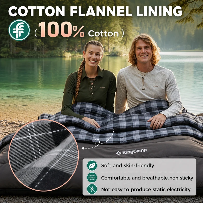 Trippy C 450D 3-in-1 Double Sleeping Bag