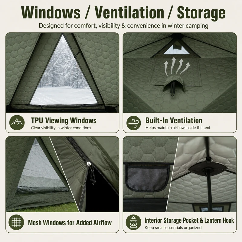 SnowHouse X2 Insulated Hot Tent