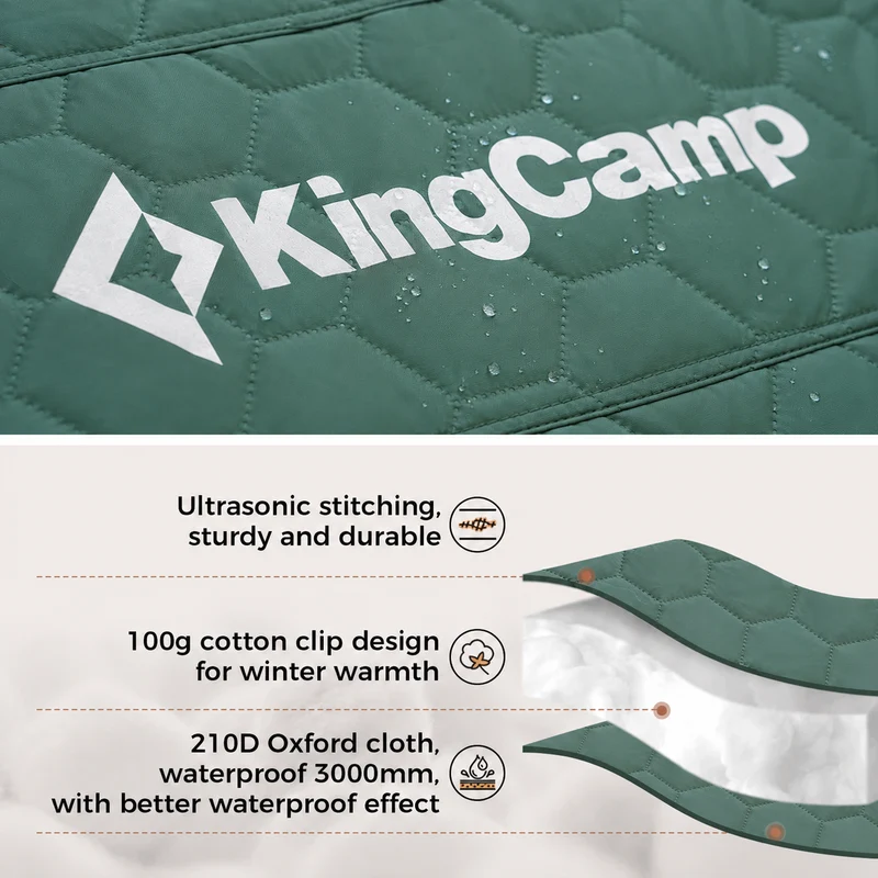 KingCamp SnowHouse 5 Cotton Cabin Tent with Stove Jack