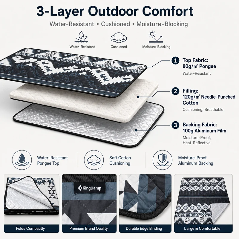 KingCamp ISIAY MAX 2.8 Large Camping Mat