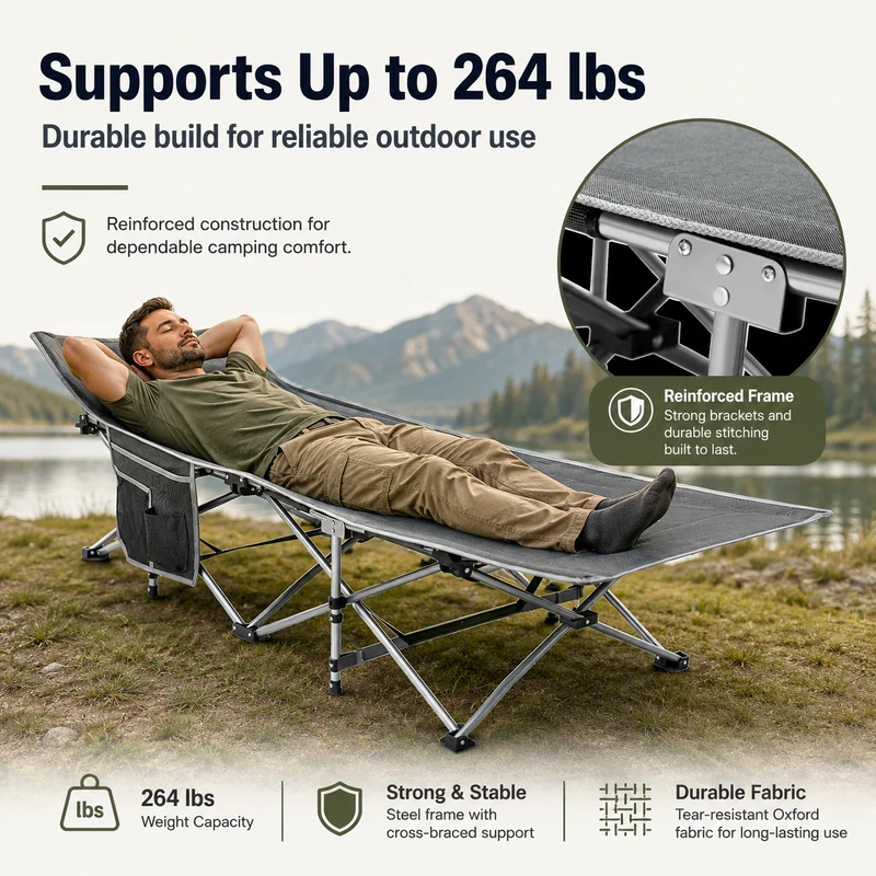 KingCamp Ravon C10 Camping Cot