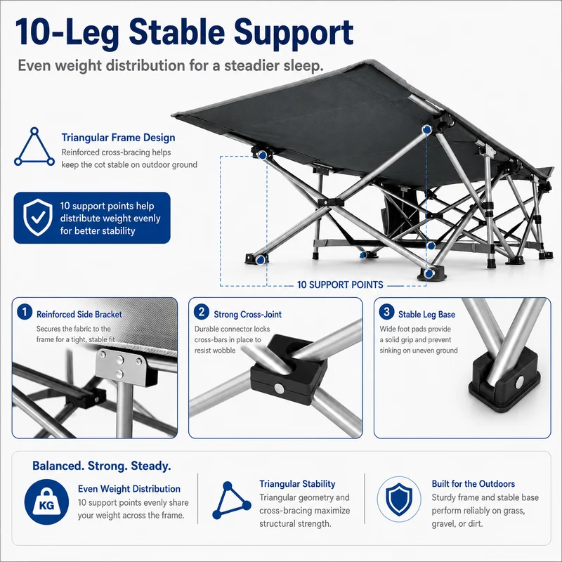 KingCamp Ravon C10 Camping Cot