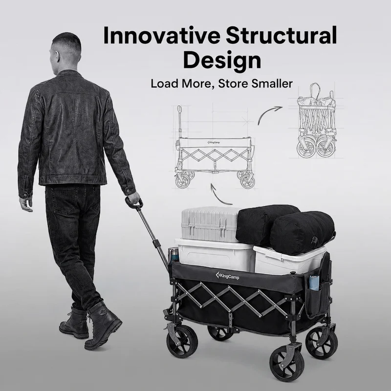 TrailMate S6 Compact Folding Wagon