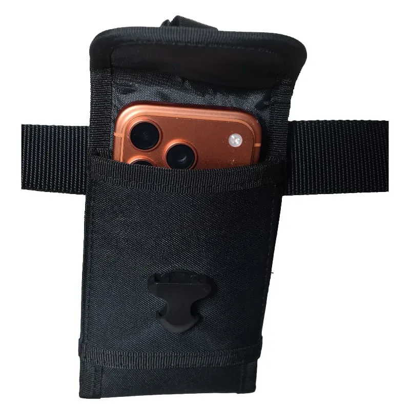 Taktischer Einsatz- und Outdoor-Gürtel Geldgürtel mit Geheimfach, Handy-Pouch & D-Ring
