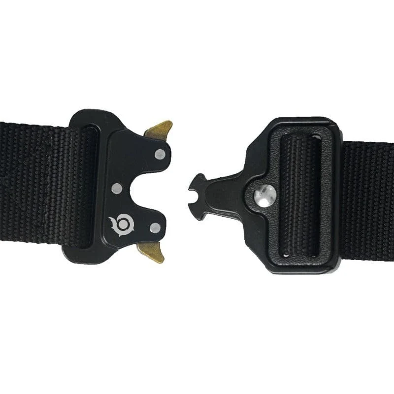 Taktischer Einsatz- und Outdoor-Gürtel Geldgürtel mit Geheimfach, Handy-Pouch & D-Ring