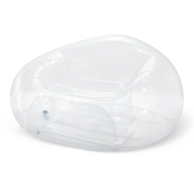 Sessel BeanlessBag transparent, 1,37x1,27x0,74m