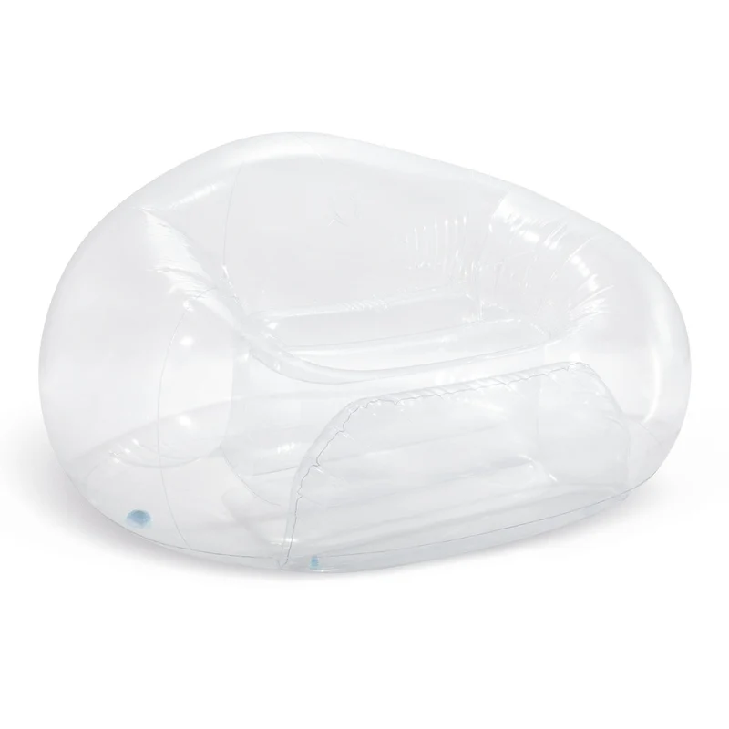 Sessel BeanlessBag transparent, 1,37x1,27x0,74m