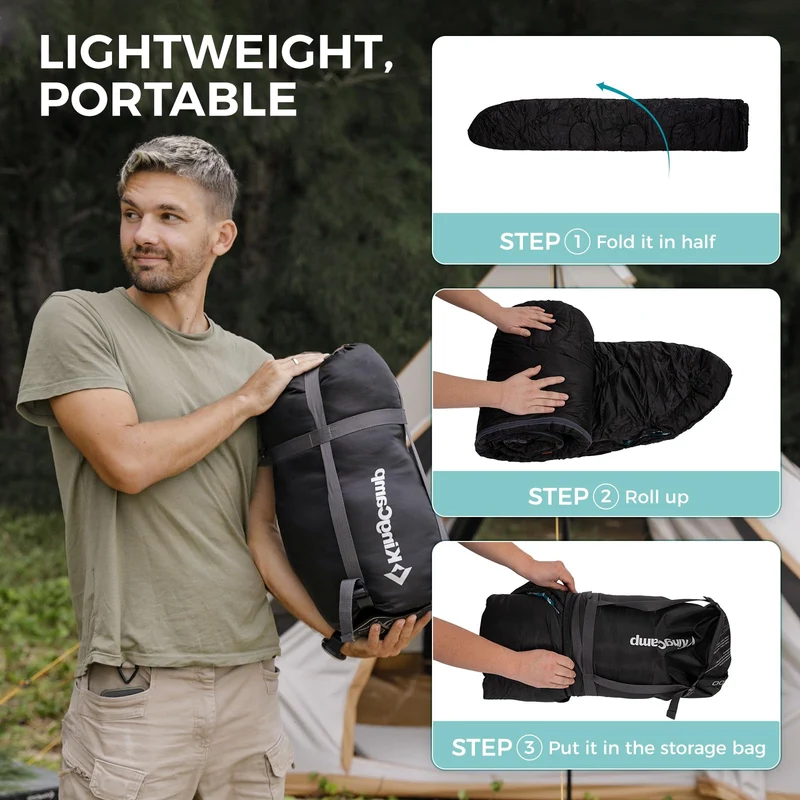 CLOUDY 400 Sleeping Bag-Envelope With Hood