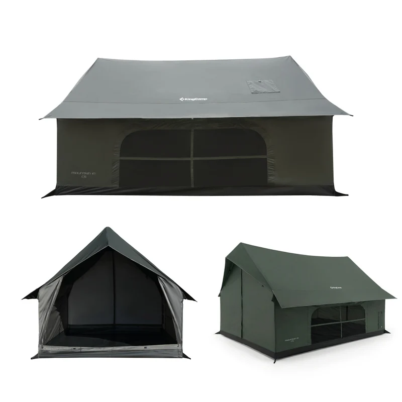 MOUNTAIN IN C5 Canvas Hot Tent | 5-6 Person Cabin Tent with Stove Jack