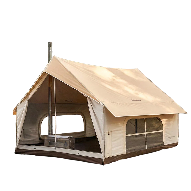 MOUNTAIN IN C5 Canvas Hot Tent | 5-6 Person Cabin Tent with Stove Jack