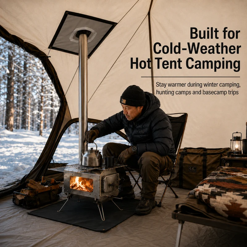 KingCamp KHAN Palace Ultimate Outdoor Camping 3-in-1 Bundle