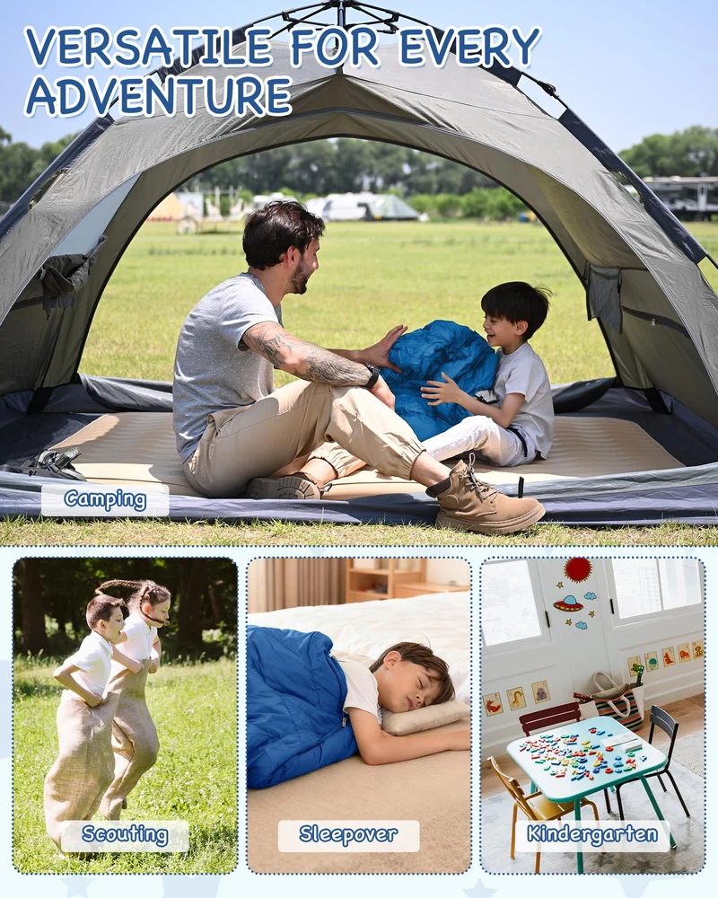 KingCamp Treck 300S+ Kids Mummy Sleeping Bag