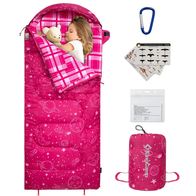 Galaxy Zoo C 300 Kids Sleeping Bag Adjustable Length