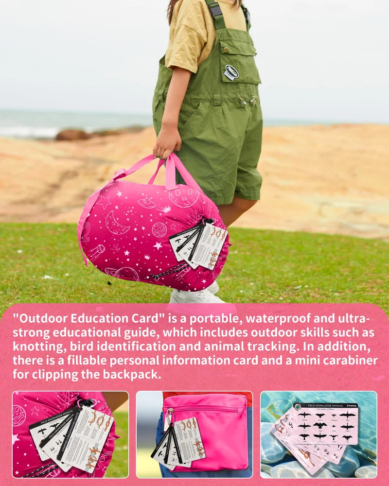 Galaxy Zoo C 300 Kids Sleeping Bag Adjustable Length