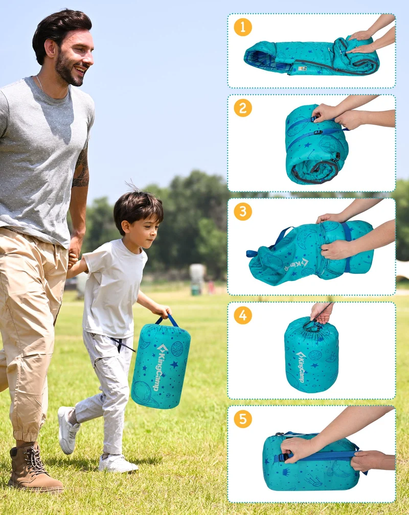 Galaxy Zoo C 300 Kids Sleeping Bag Adjustable Length