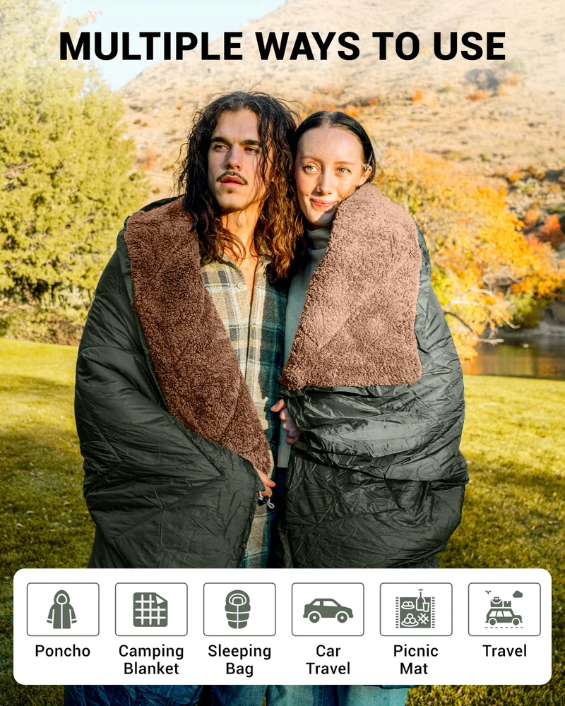 Sherpa Sleeping Bag Blanket