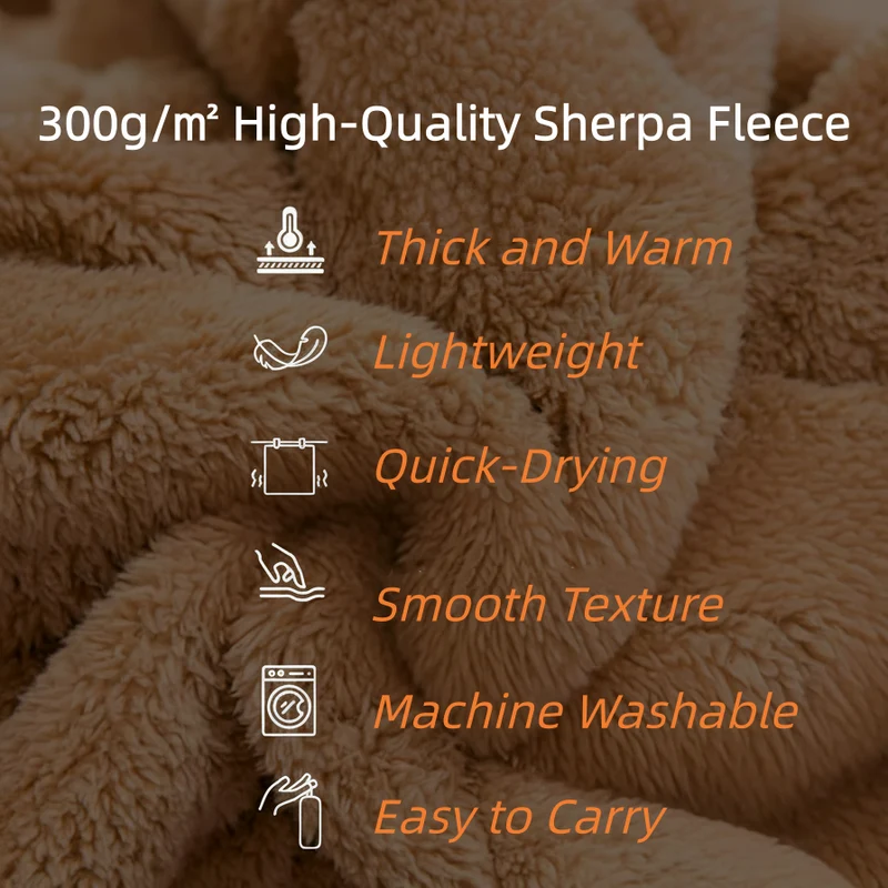 Sherpa Sleeping Bag Blanket