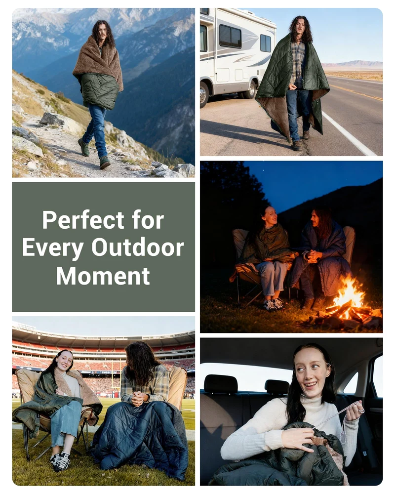 Sherpa Sleeping Bag Blanket