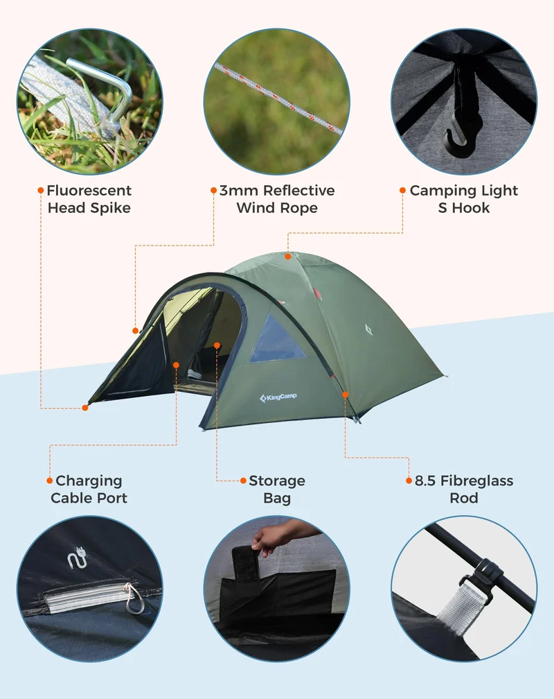 KingCamp HOLIDAY IV Camping Tent