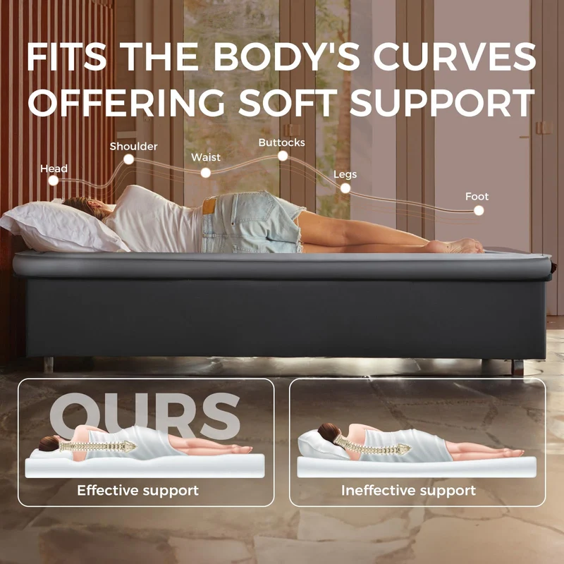 Double Self-Inflating Camping Mattress with Pump