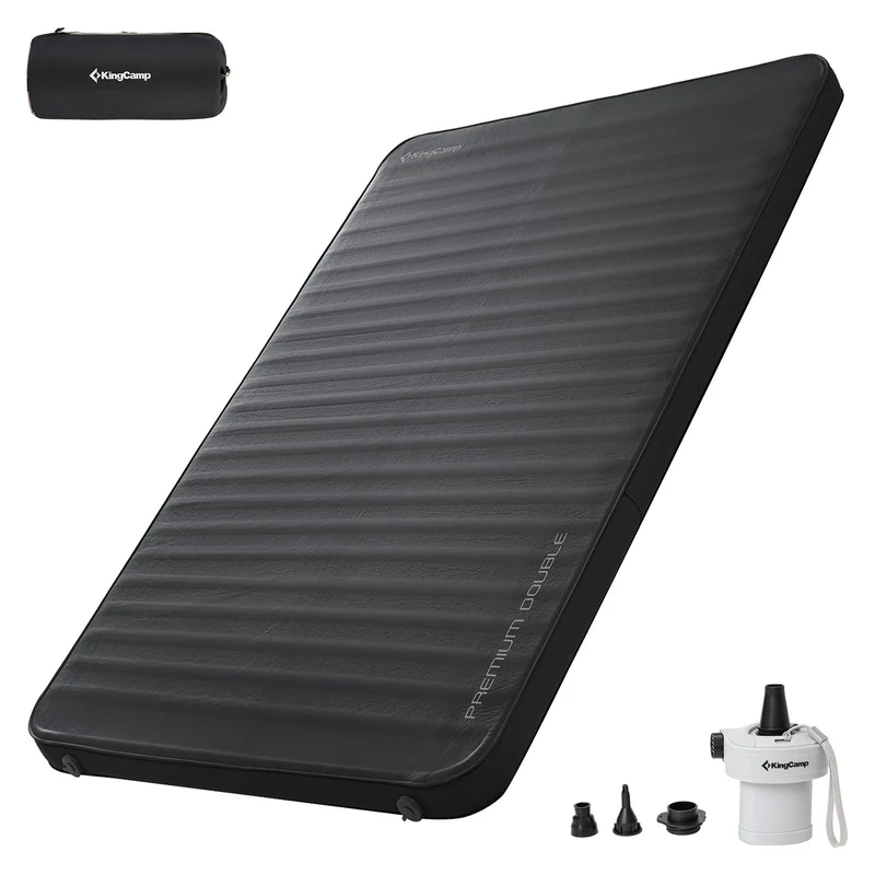 Double Self-Inflating Camping Mattress with Pump