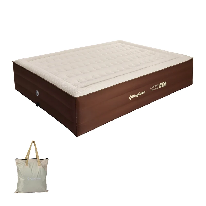 CAMPER DELUX 45 Queen Inflatable Mattress Built in Automatic Pump