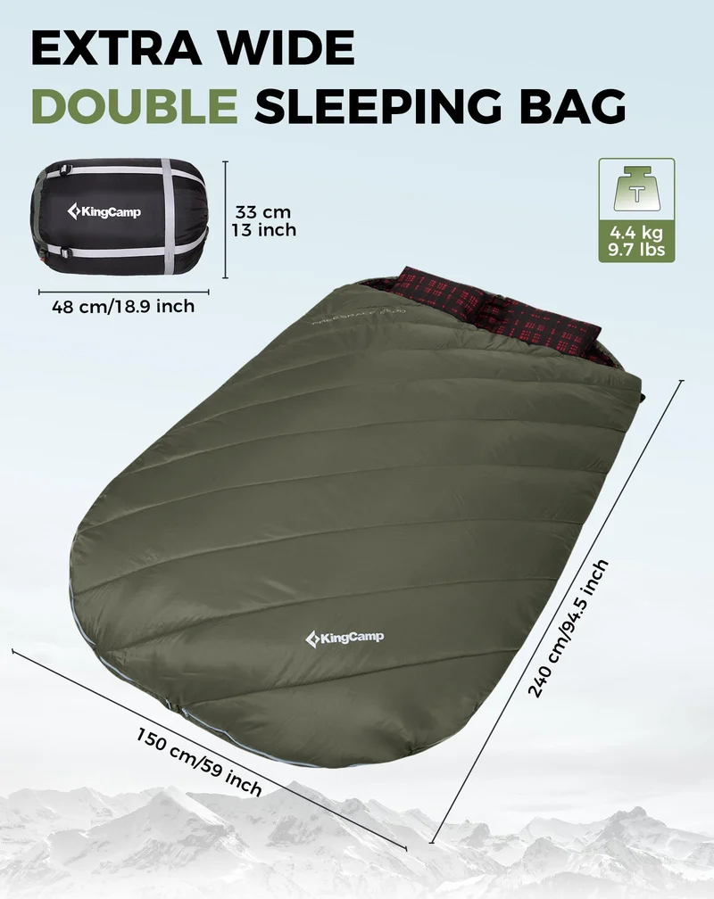 FREESPACE 250D Double-Sized Sleeping Bag