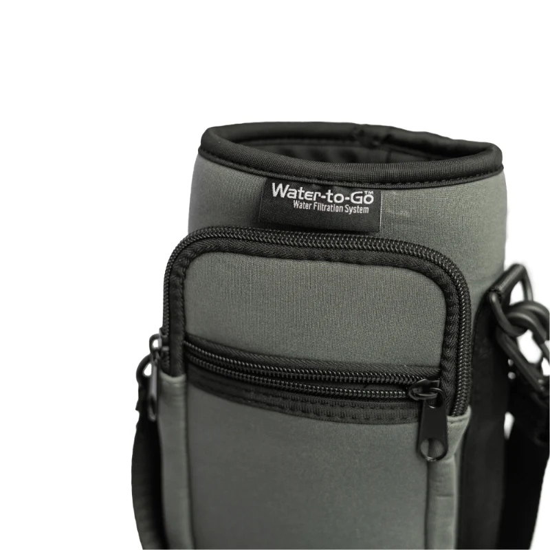 Water to Go Active Bottle Bag – Neopren-Umhängetasche camouflage