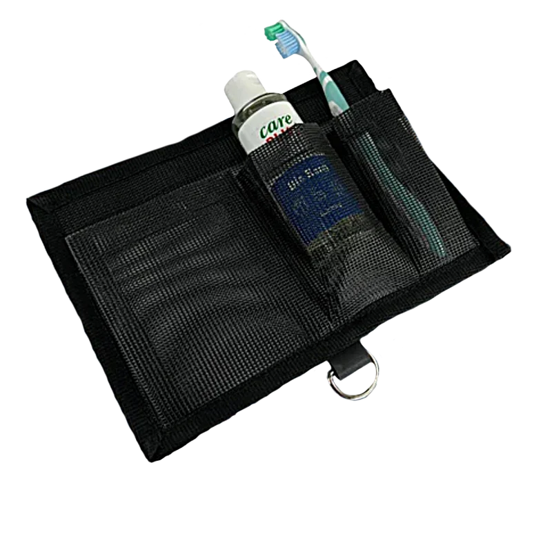 Netztasche für Vanlife Dusche