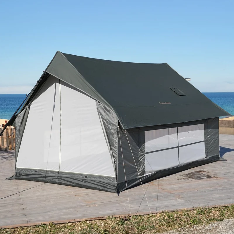 KingCamp MOUNTAIN IN C2 Canvas Cabin Tent 8' x 11'
