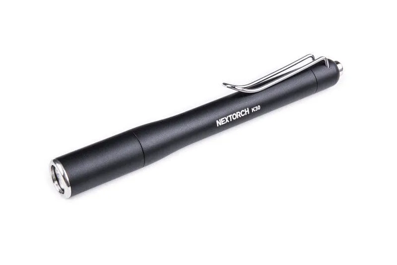 K30 - Wiederaufladbare, superhelle Stiftlampe