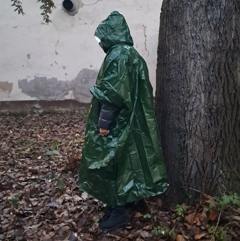 Ultraleichter Survival & Notfall Poncho