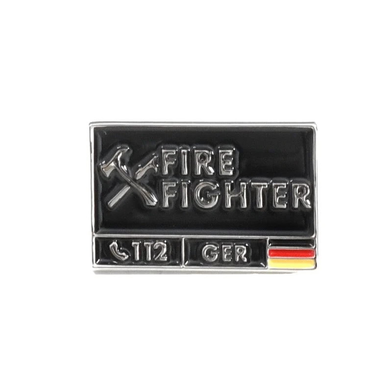FireFighter Erkennungs Ansteckbutton für Cap und Kleidung