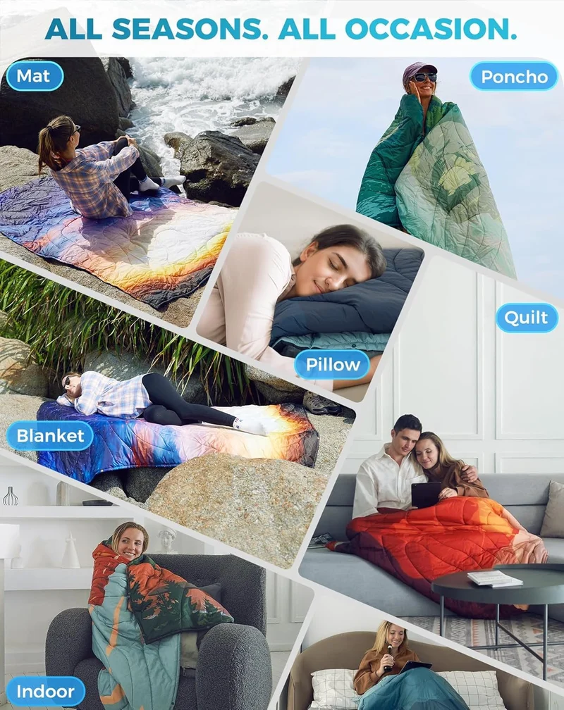 KingCamp BLANKET SMART 150 XL Lightweight Camping Blanket