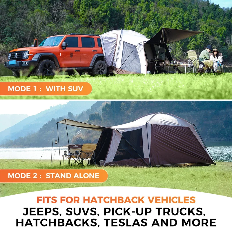 KingCamp Boundless X5 B Car-Integrated Camping SUV Tent
