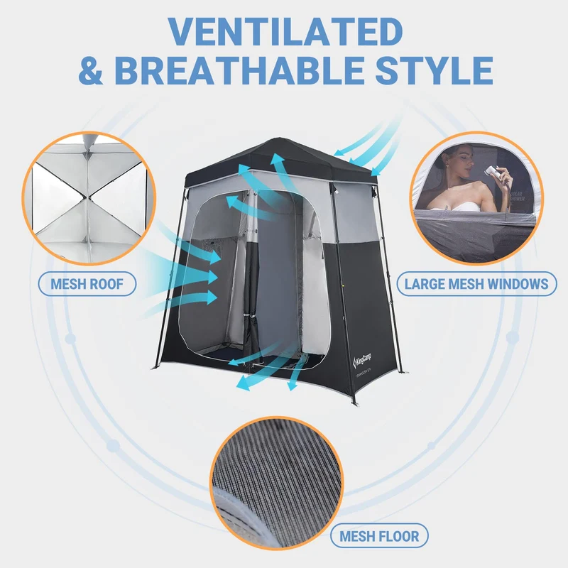 KingCamp Outdoor Shower Tents for Camping