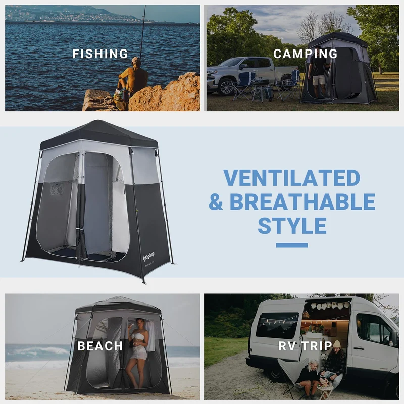 KingCamp Outdoor Shower Tents for Camping