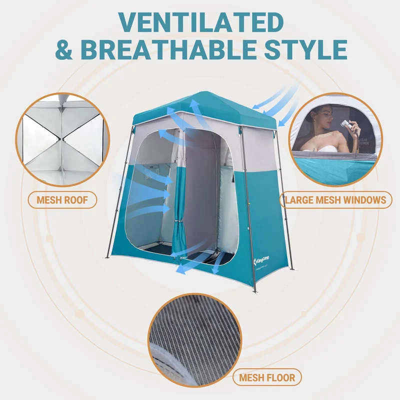 KingCamp Outdoor Shower Tents for Camping