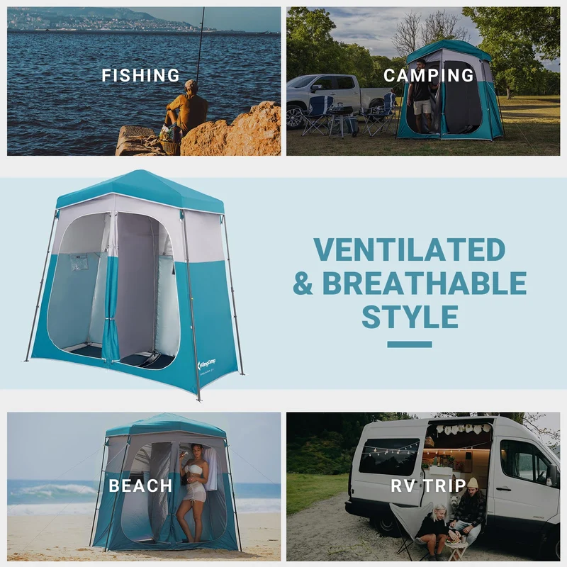 KingCamp Outdoor Shower Tents for Camping