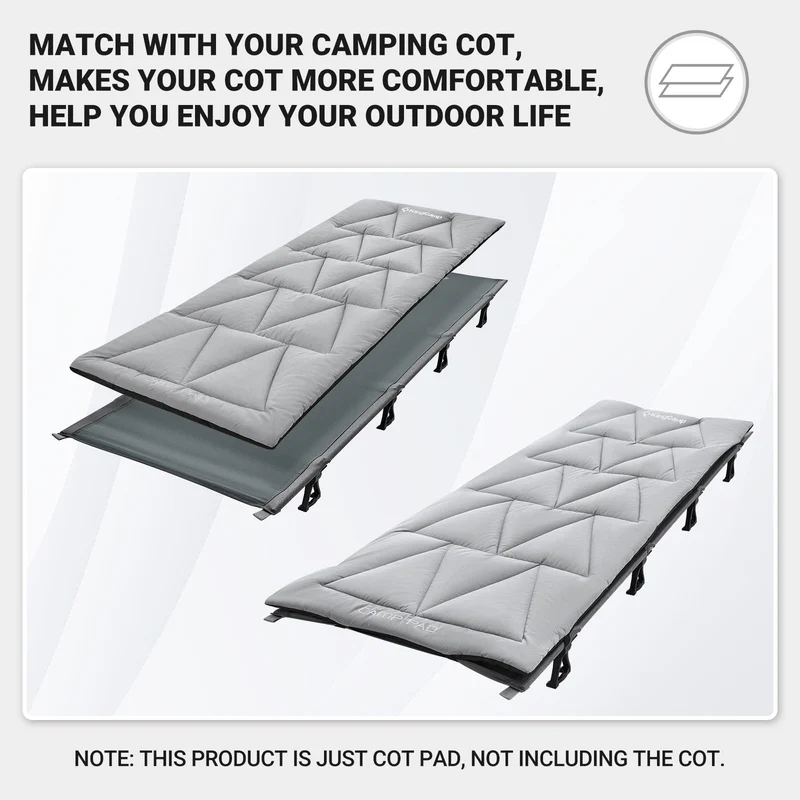 CAMP PAD 350 Quilted Camping Cot Pad
