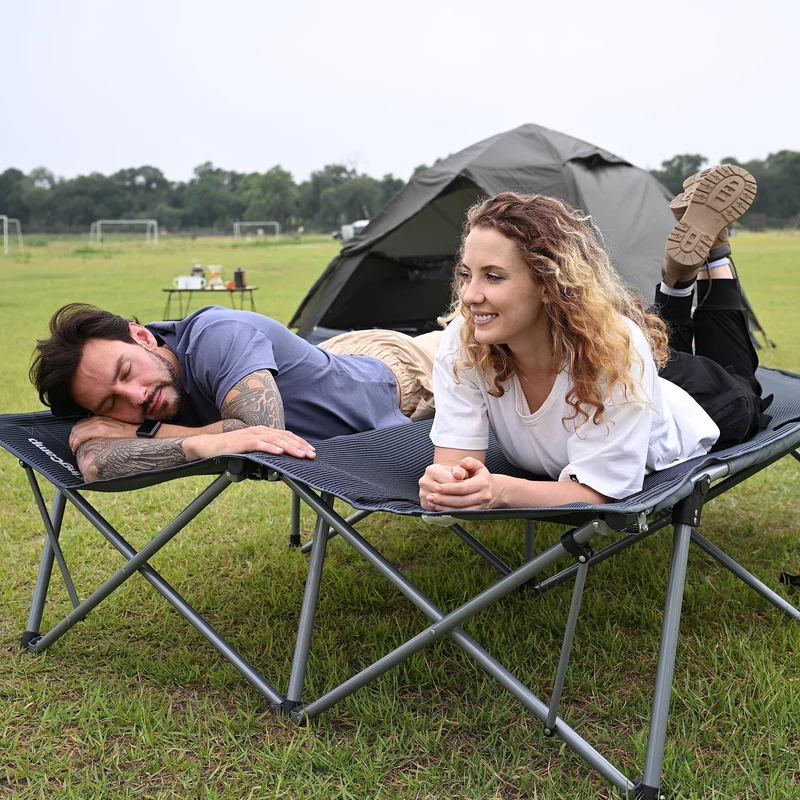 Luxury Double Folding Camping Cot