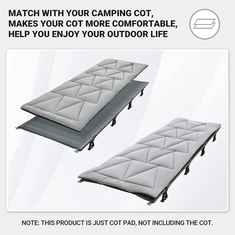 Extra Thick Camping Sleeping Cot Cotton Mat