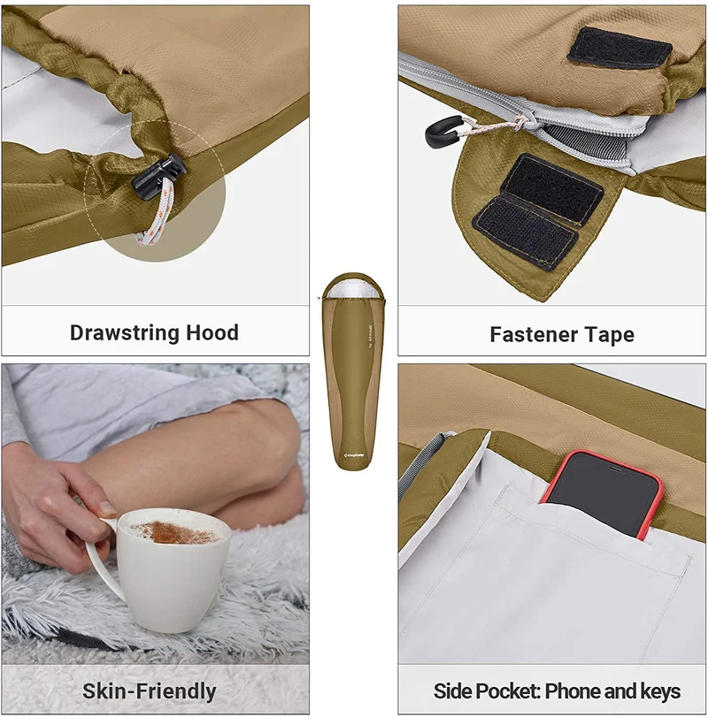 Mummy Ultralight Backpacking Sleeping Bags