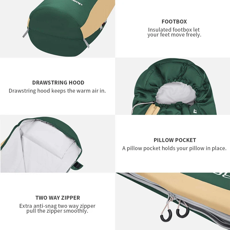 Mummy Ultralight Backpacking Sleeping Bags